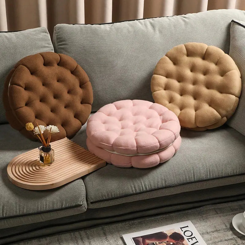 Sandwich Biscuit Plush Pillow