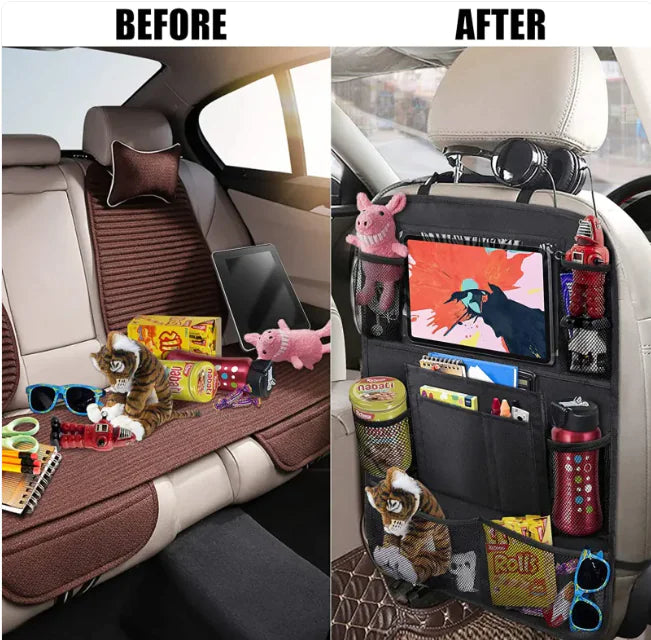 Car Rear Seat Organizer & Storage Bag
