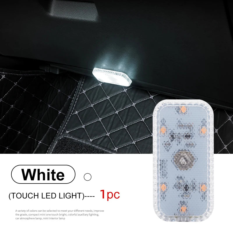 Wireless Touch LED Interior Light, USB Rechargeable (Dome, Trunk, Footwell)