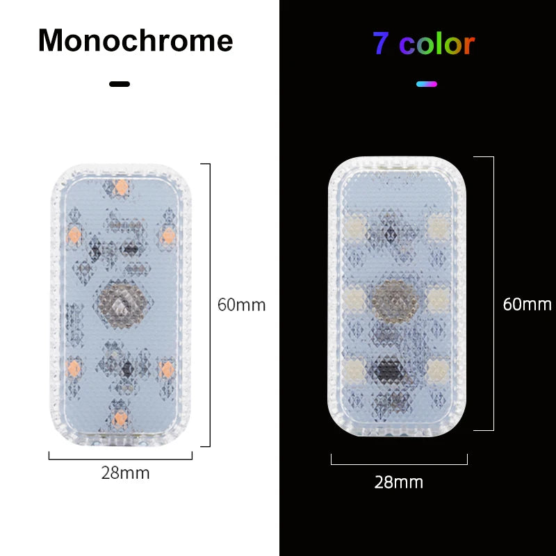 Wireless Touch LED Interior Light, USB Rechargeable (Dome, Trunk, Footwell)