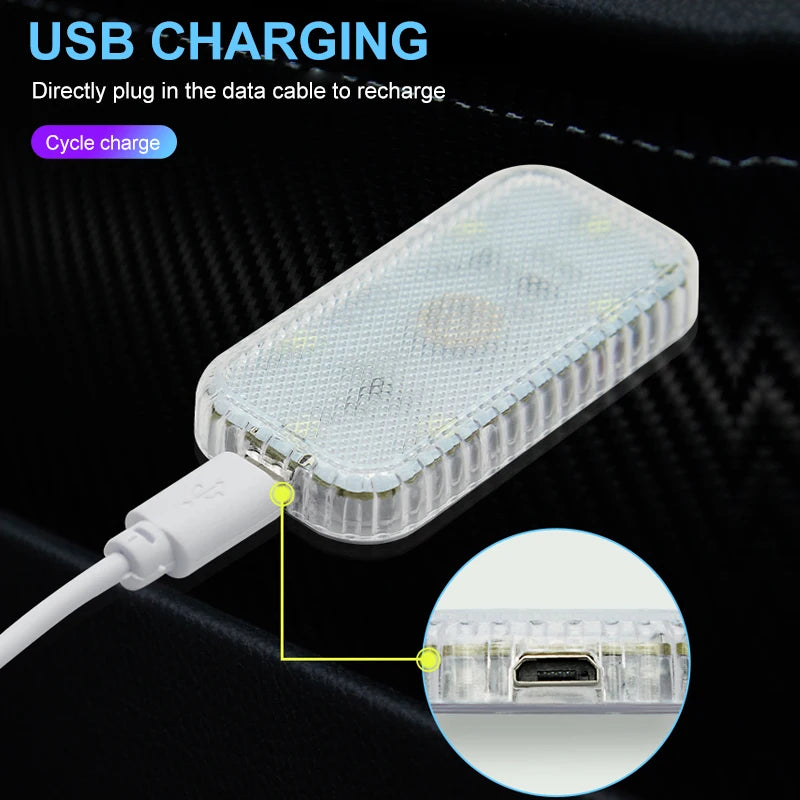 Wireless Touch LED Interior Light, USB Rechargeable (Dome, Trunk, Footwell)