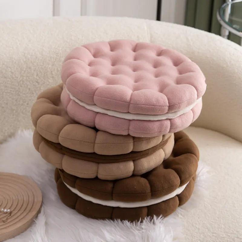 Sandwich Biscuit Plush Pillow