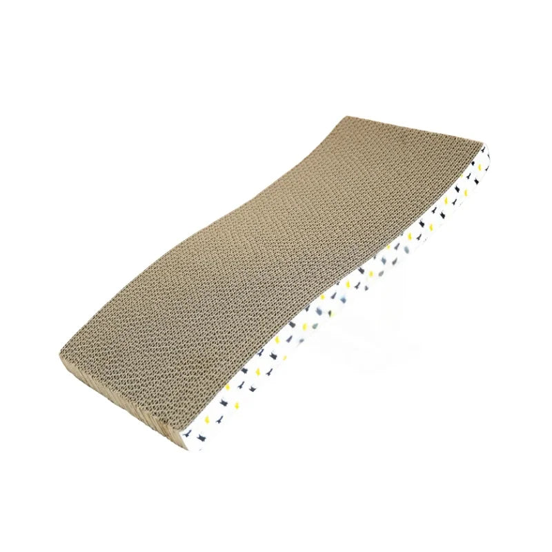 Curved Cardboard Cat Scratcher Lounge