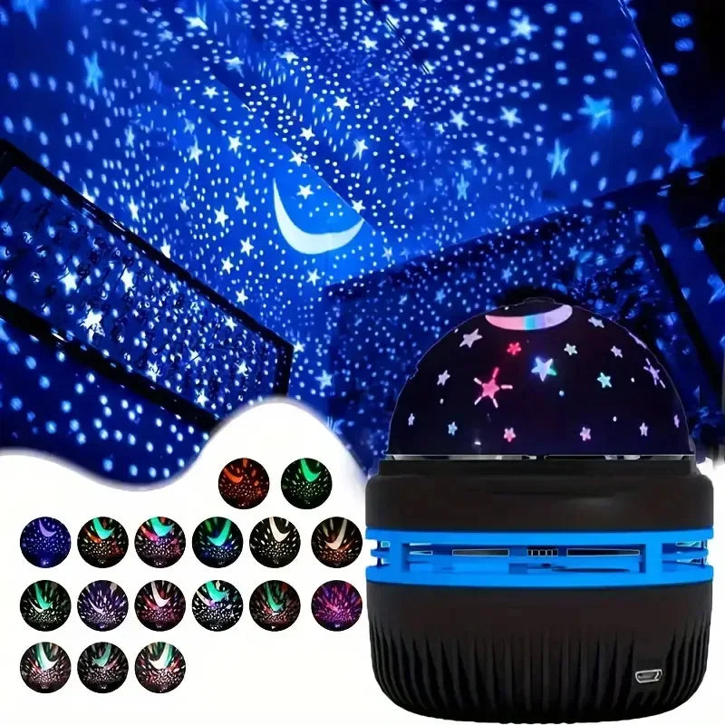 Multicolor Galaxy Star Projector Night Light