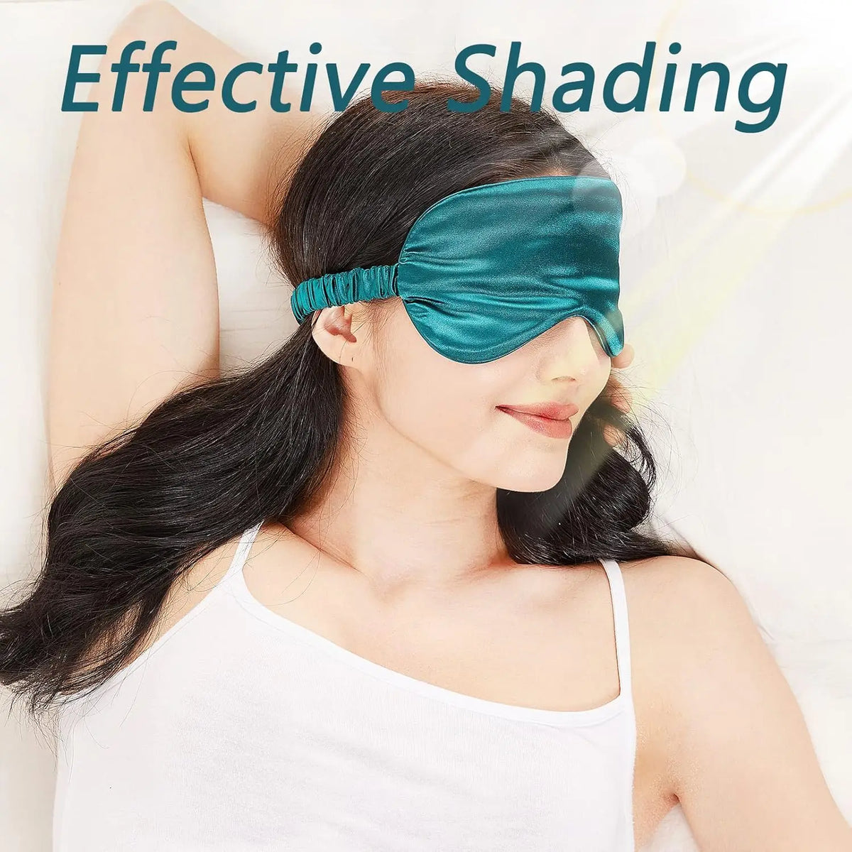 Soft Satin Sleep Mask with Elastic Strap