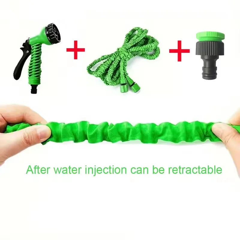 Expandable Garden Hose with 7-Pattern Spray Nozzle