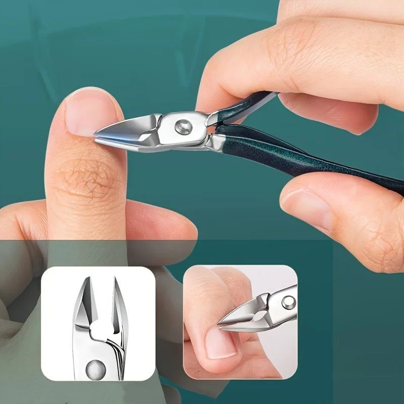 Stainless Steel Manicure & Pedicure Kit with Travel Case