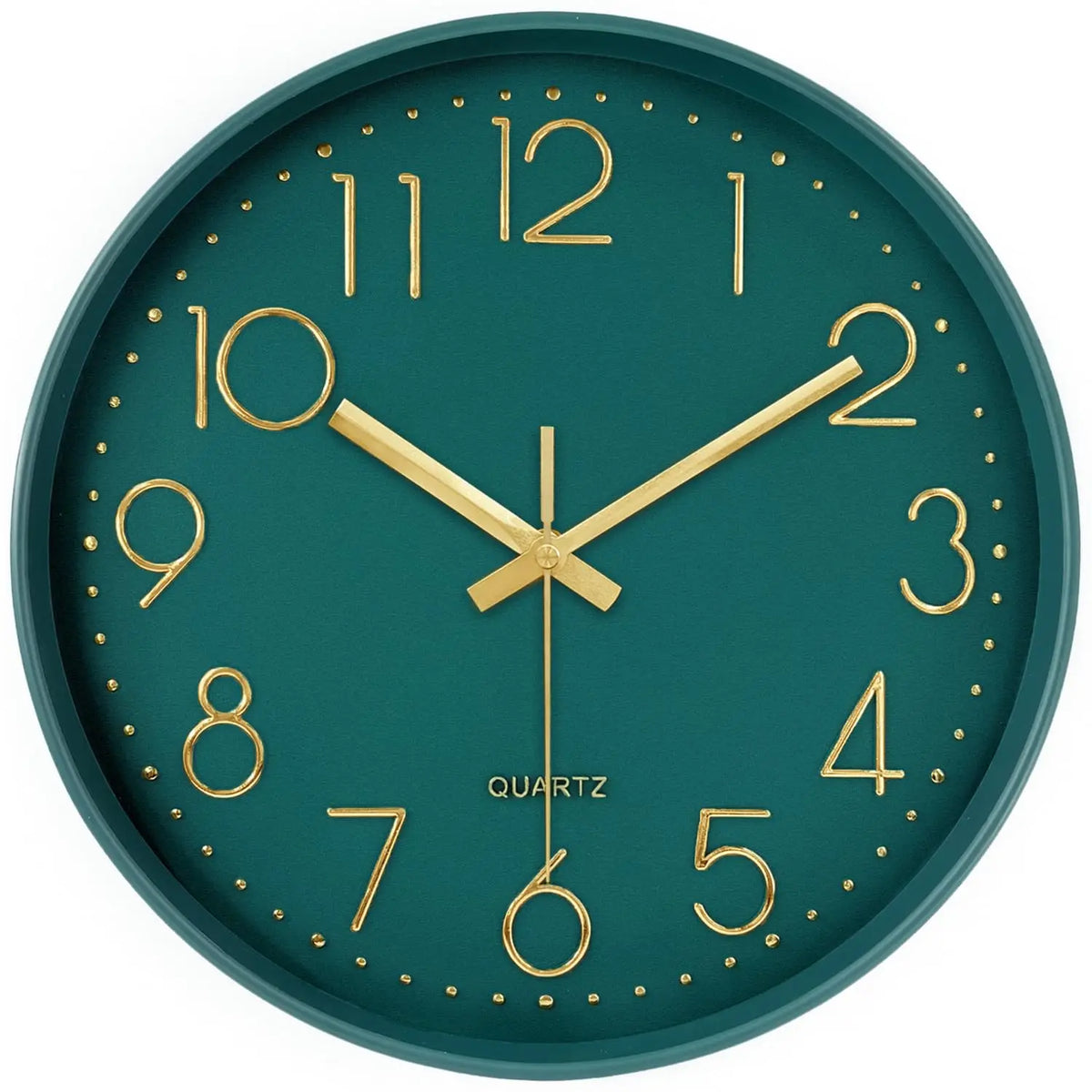 Modern Minimalist Silent Wall Clock with 3D Numbers