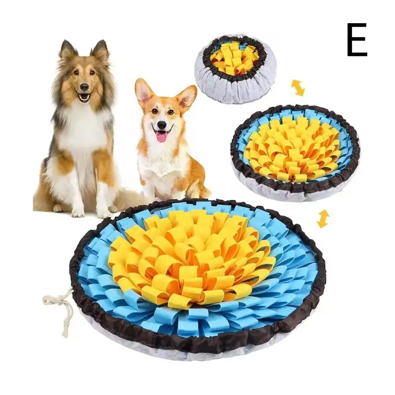 Foldable Snuffle Mat for Dogs – Interactive Foraging Treat Puzzle