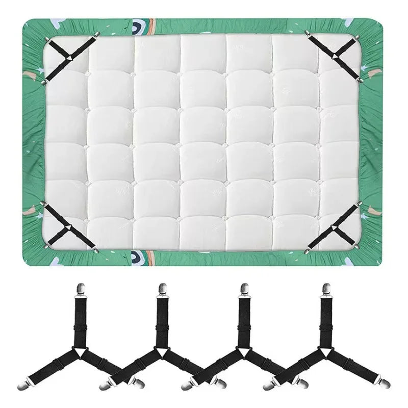 Adjustable Bed Sheet Holder Straps - Set of 4 or Crisscross Kit