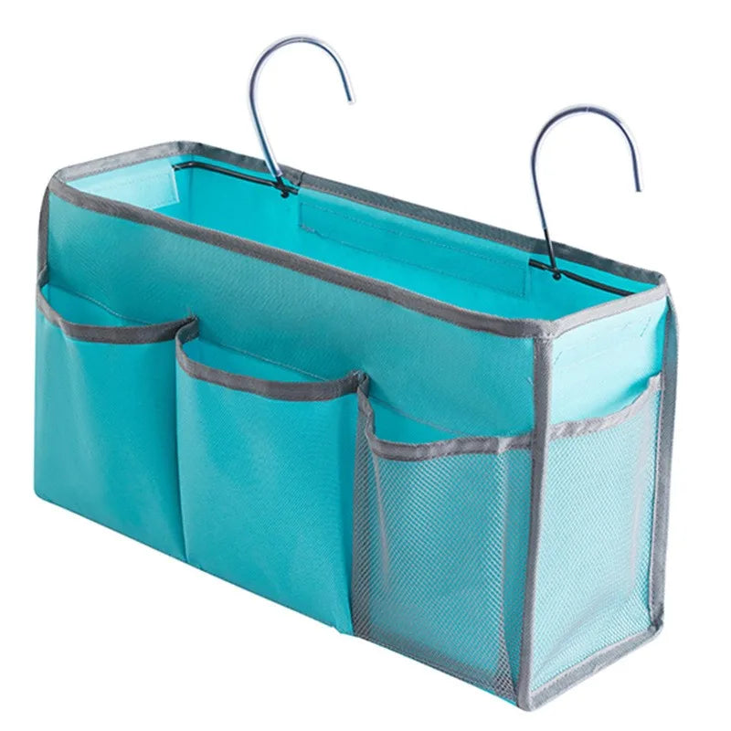 Bedside Hanging Caddy Organizer with Hooks
