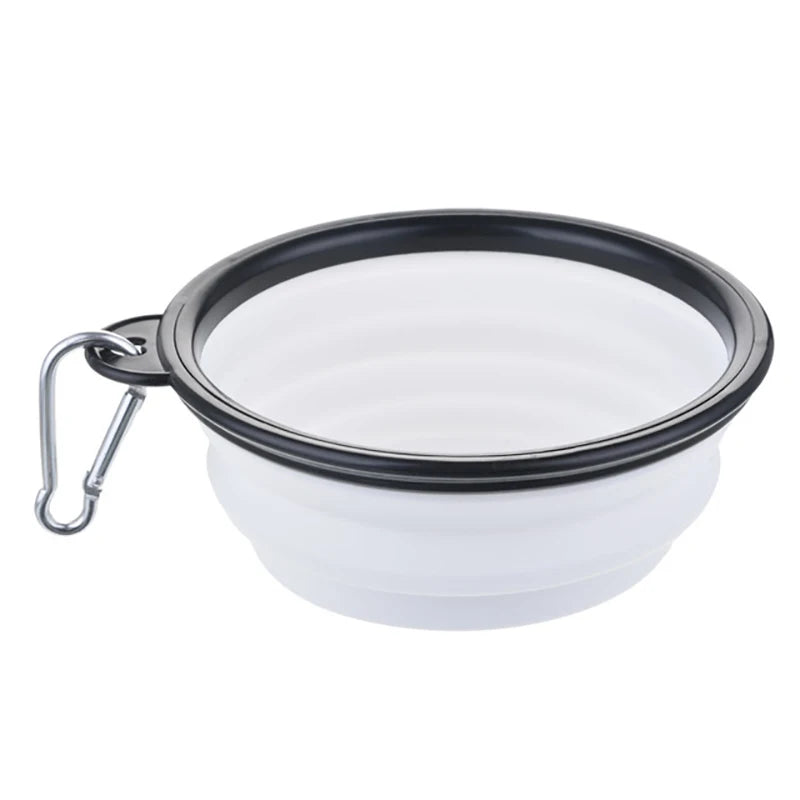 Collapsible Silicone Travel Bowl with Carabiner