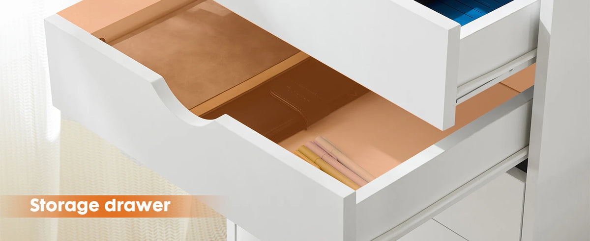 7-Drawer Storage Dresser – Bedroom & Office Organizer