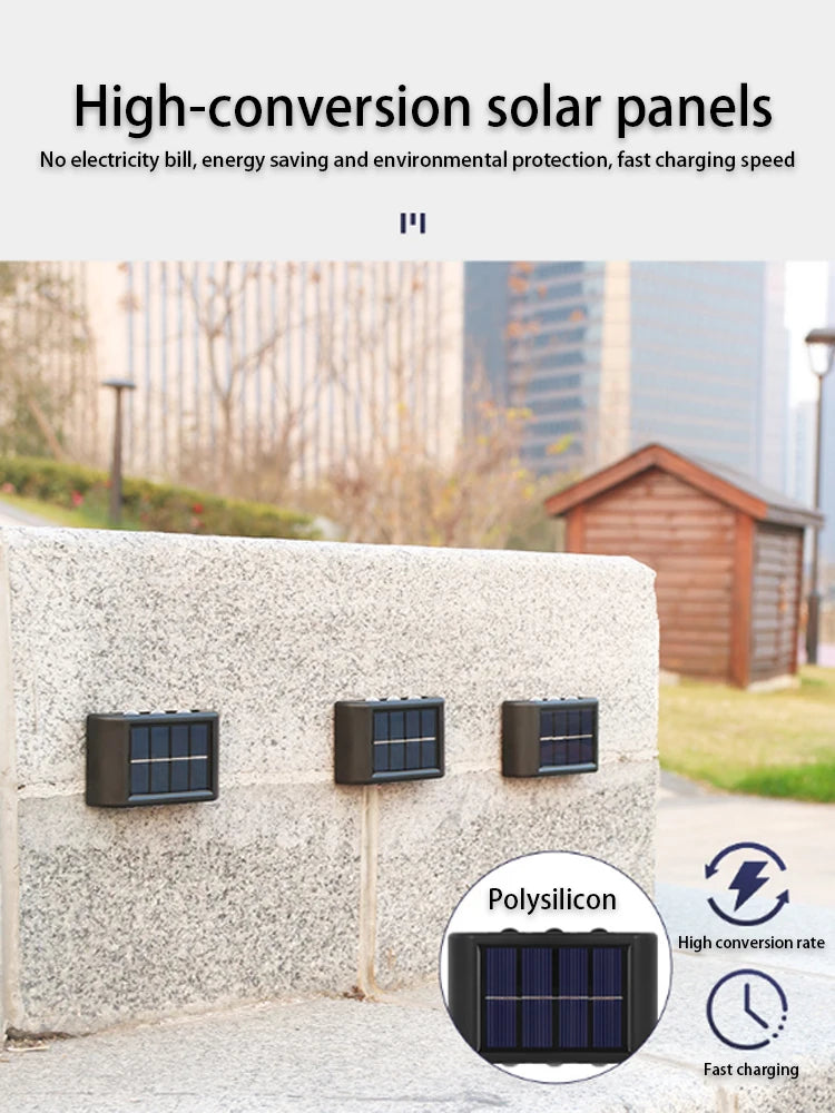 Solar LED Outdoor Wall Light