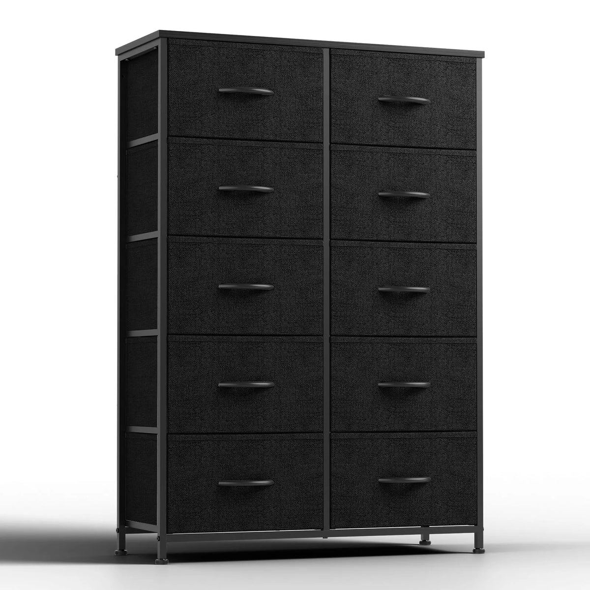 10-Drawer Fabric Storage Dresser with Steel Frame