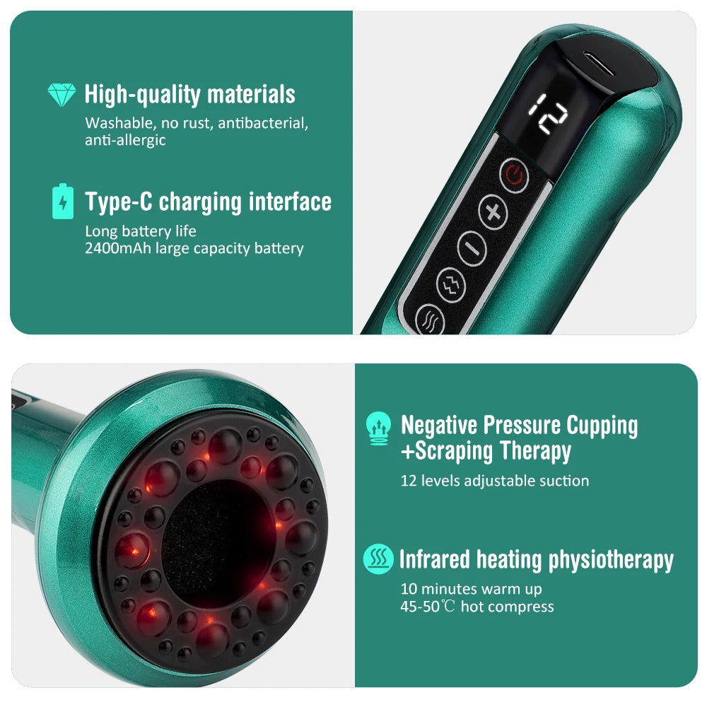 Vacuum Body Massager – Adjustable Suction Self-Care Device