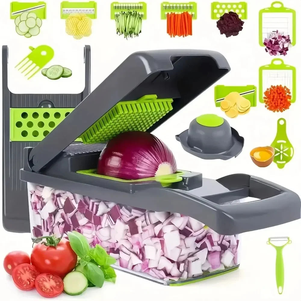 16-in-1 Vegetable Chopper & Dicer Set