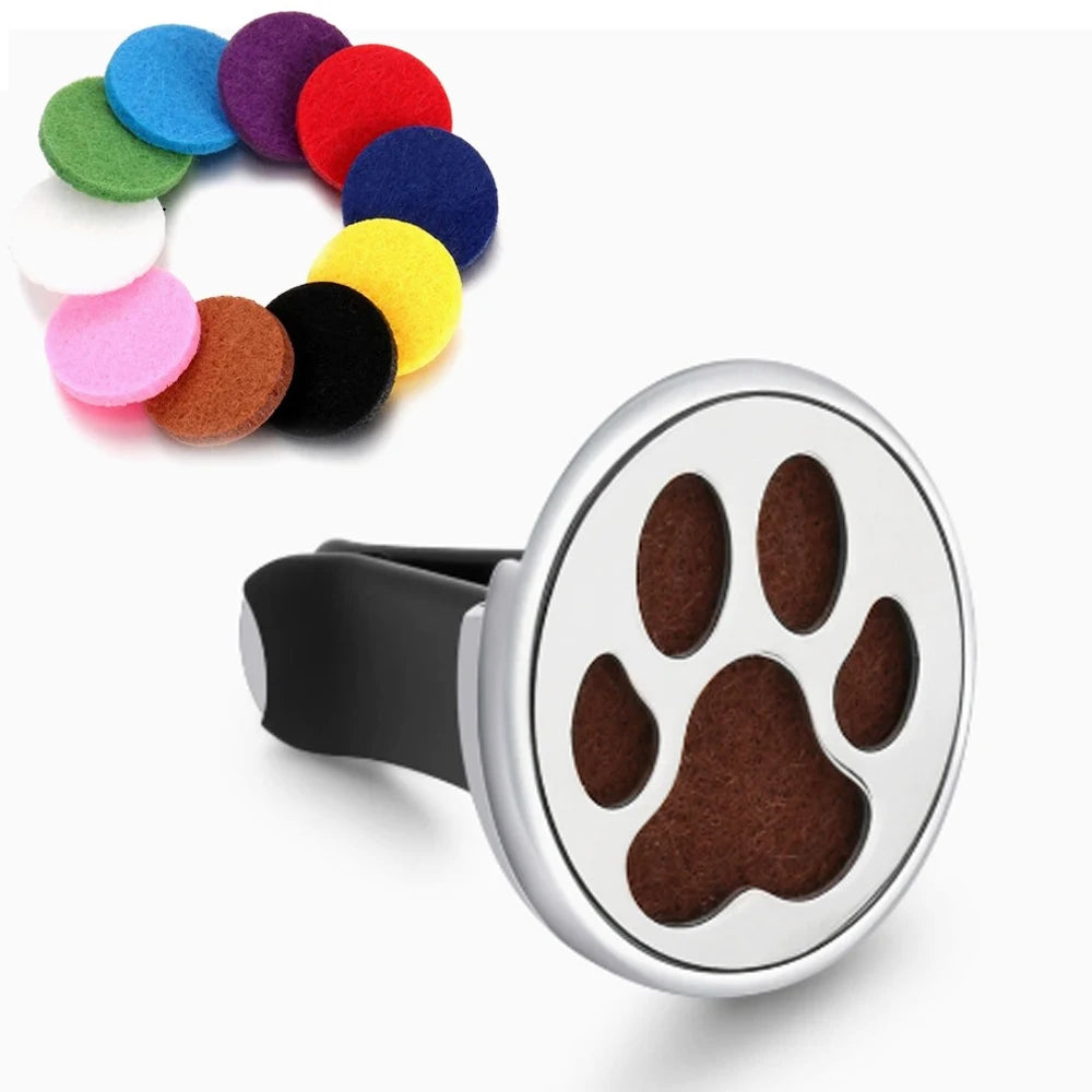 Stainless Steel Aromatherapy Vent Clip Diffuser Locket