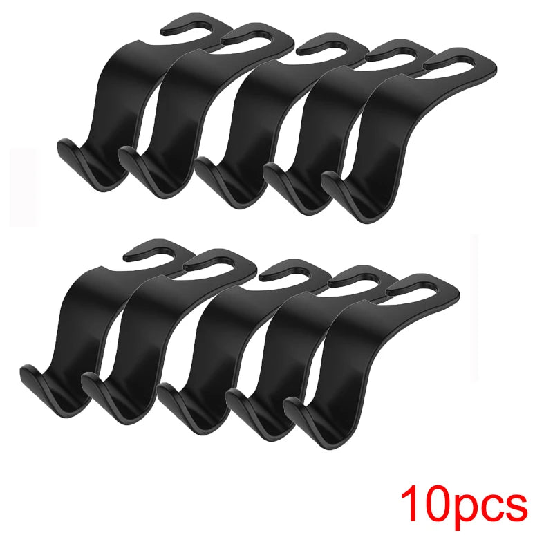 Car Headrest Hooks (10-Pack)
