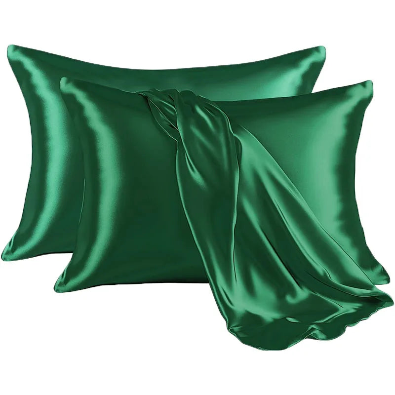 Satin Pillowcases for Hair & Skin, Set of 2 (Envelope Closure)
