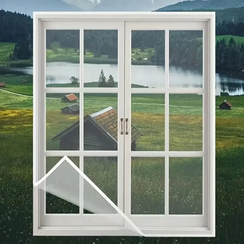 Magnetic Screen Door – Hands-Free Self-Closing Mesh Curtain