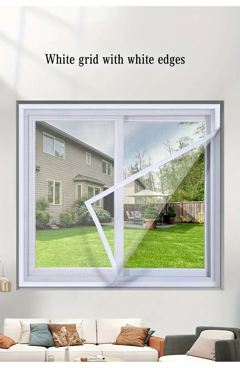 Magnetic Screen Door – Hands-Free Self-Closing Mesh Curtain