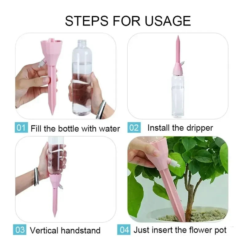 Self-watering plant spikes