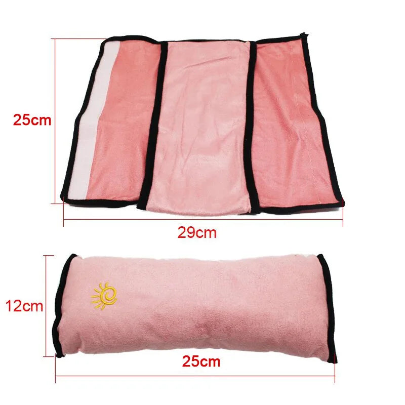 Kids Seat Belt Pillow - Soft Plush Shoulder Strap Cushion (1 Pillow)
