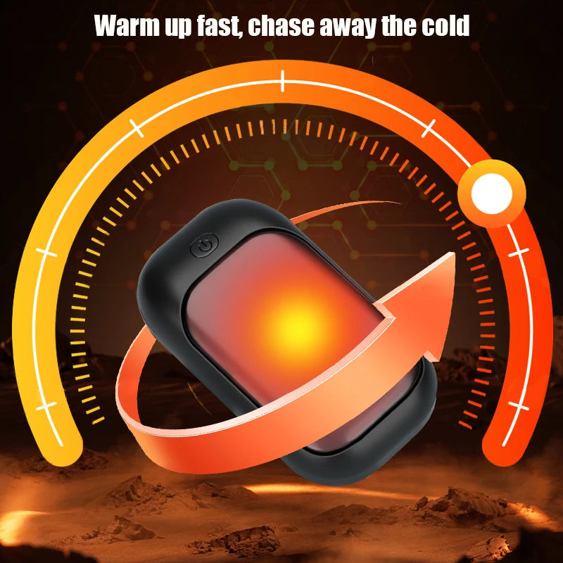 Magnetic Rechargeable Hand Warmers 2-Pack – 3 Heat Levels