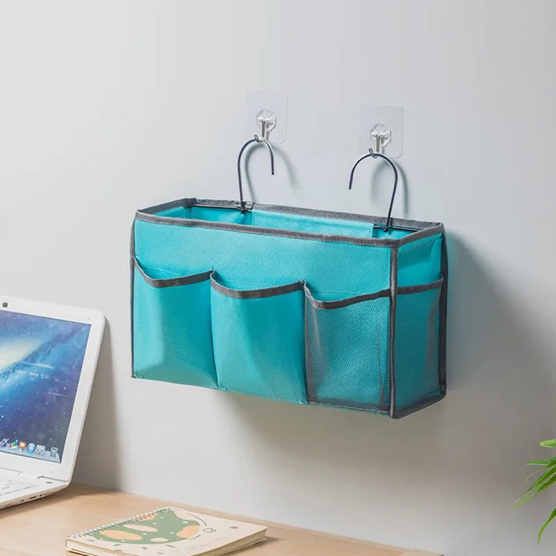 Bedside Hanging Caddy Organizer with Hooks
