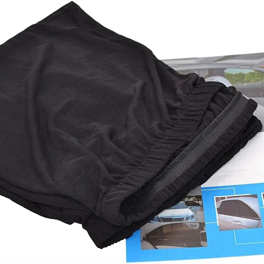 Breathable Mesh Car Window Shades - Slip-On Sock Style
