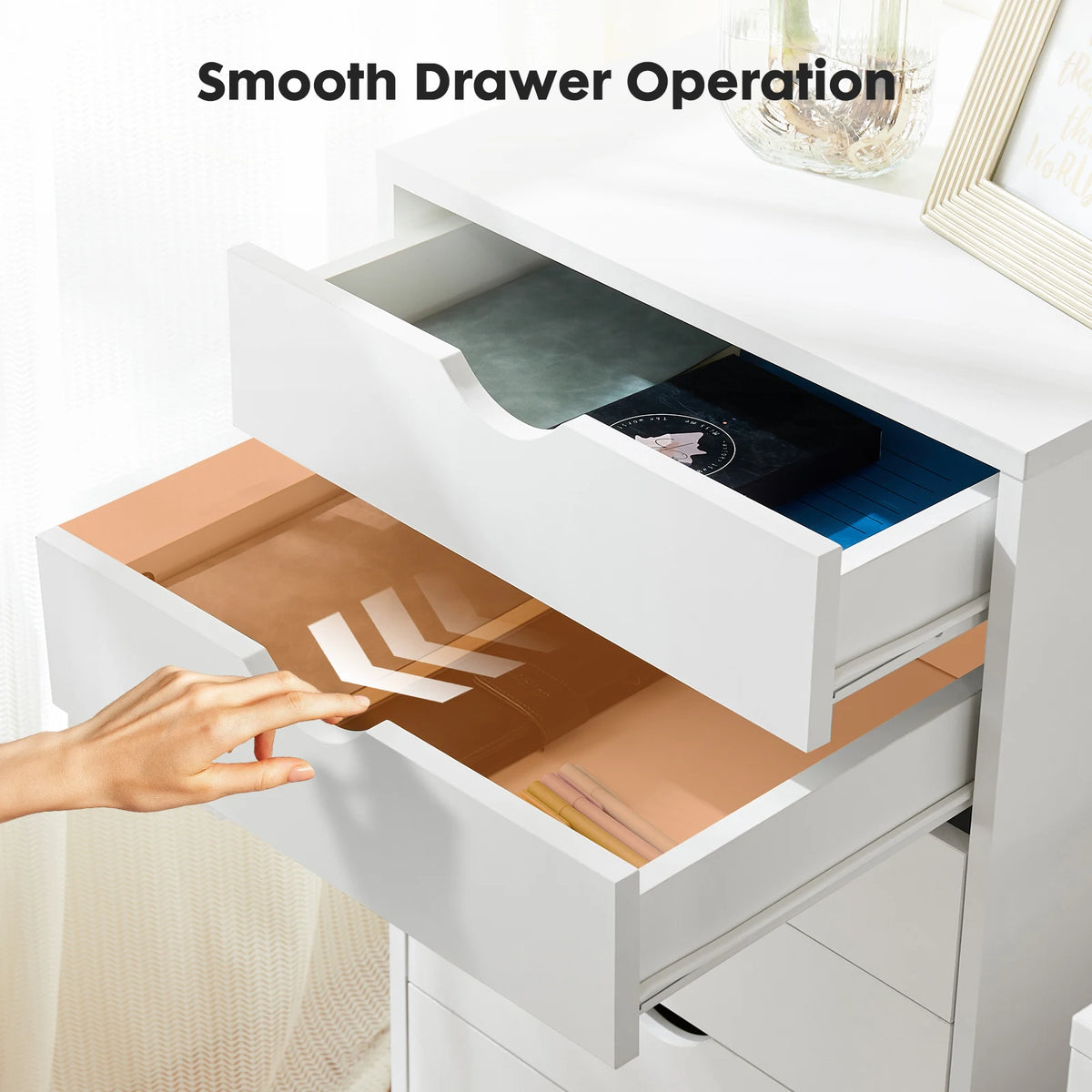 7-Drawer Storage Dresser – Bedroom & Office Organizer