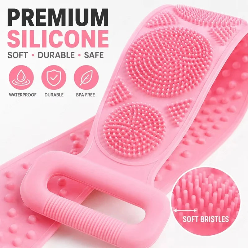 Silicone Back Scrubber Strap