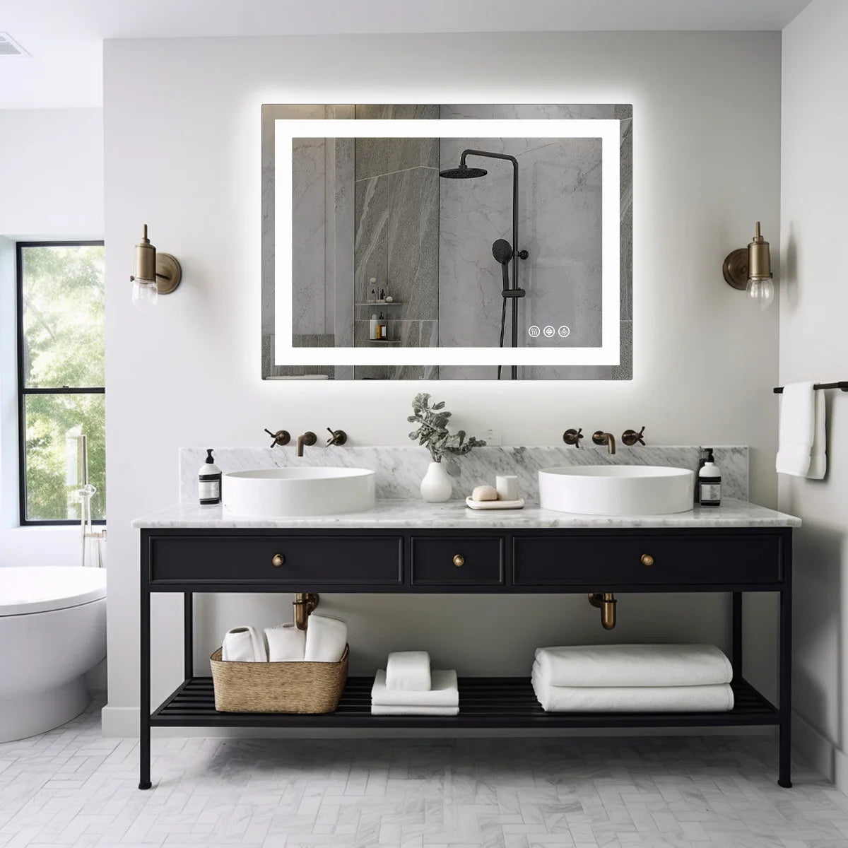 LED Bathroom Mirror – Front & Back Light