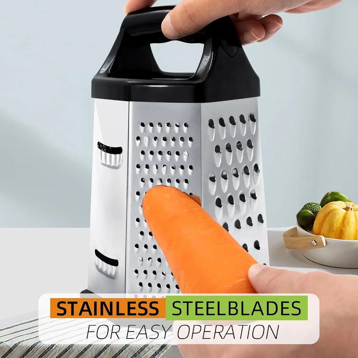 6-Sided Stainless Steel Box Grater