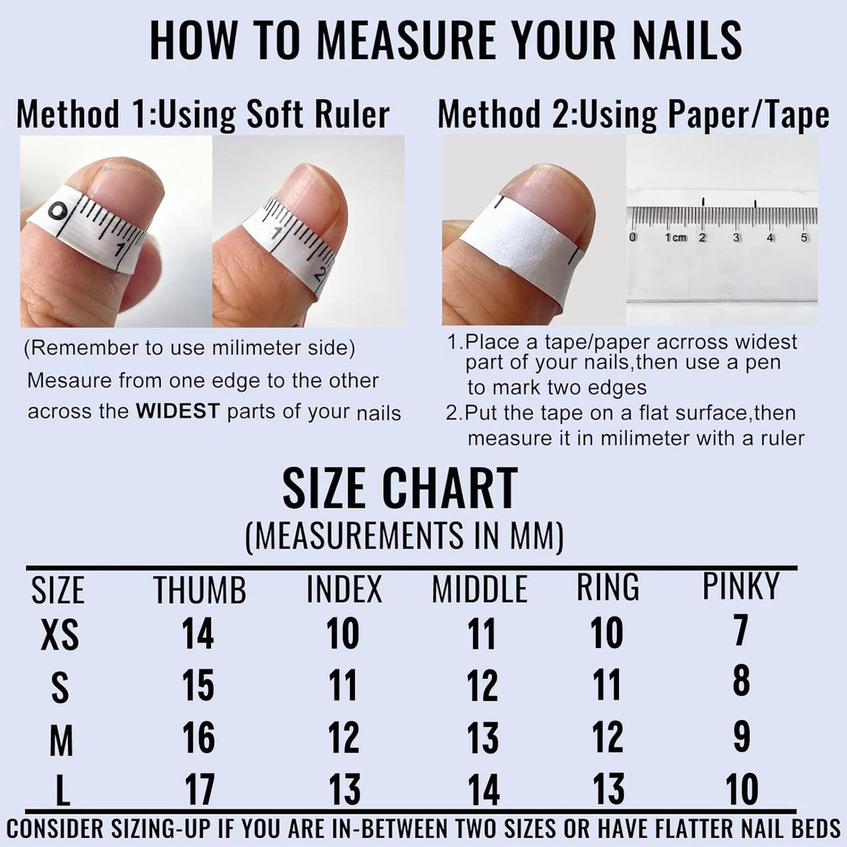 Handmade Cat-Eye Press-On Nails, 10 pcs (Short Almond, Sized XS-L)