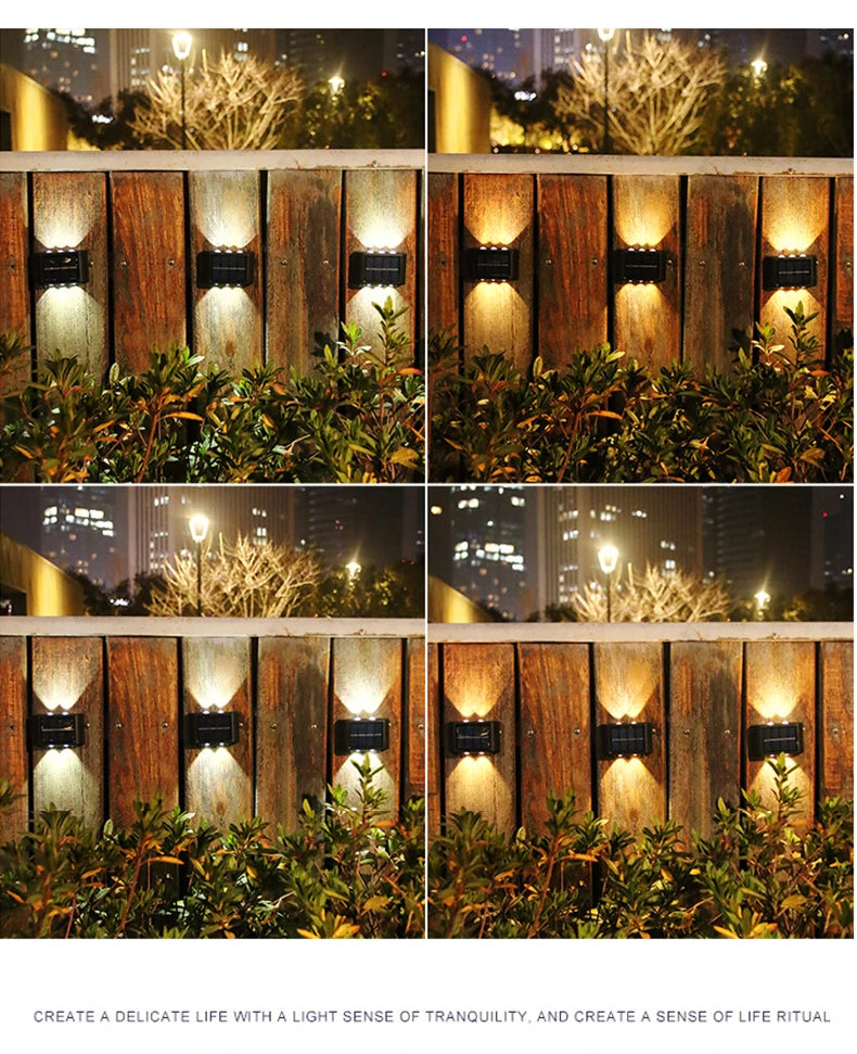 Solar LED Outdoor Wall Light