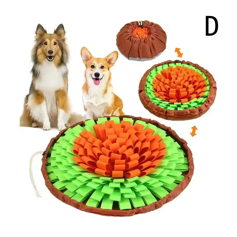 Foldable Snuffle Mat for Dogs – Interactive Foraging Treat Puzzle