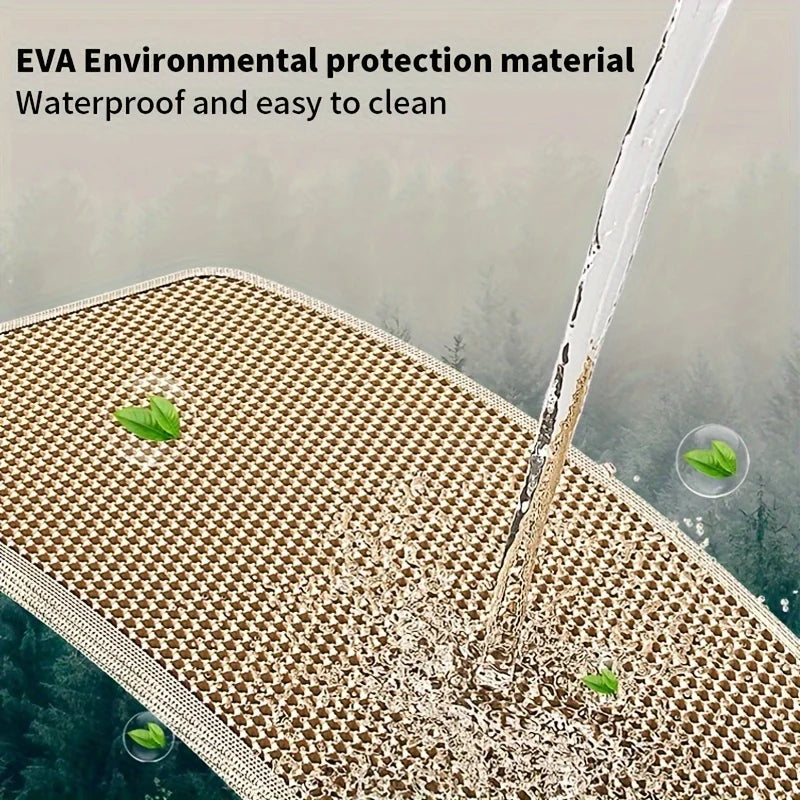 Honeycomb Double-Layer Cat Litter Mat - Waterproof Litter Trapper (1 Mat)
