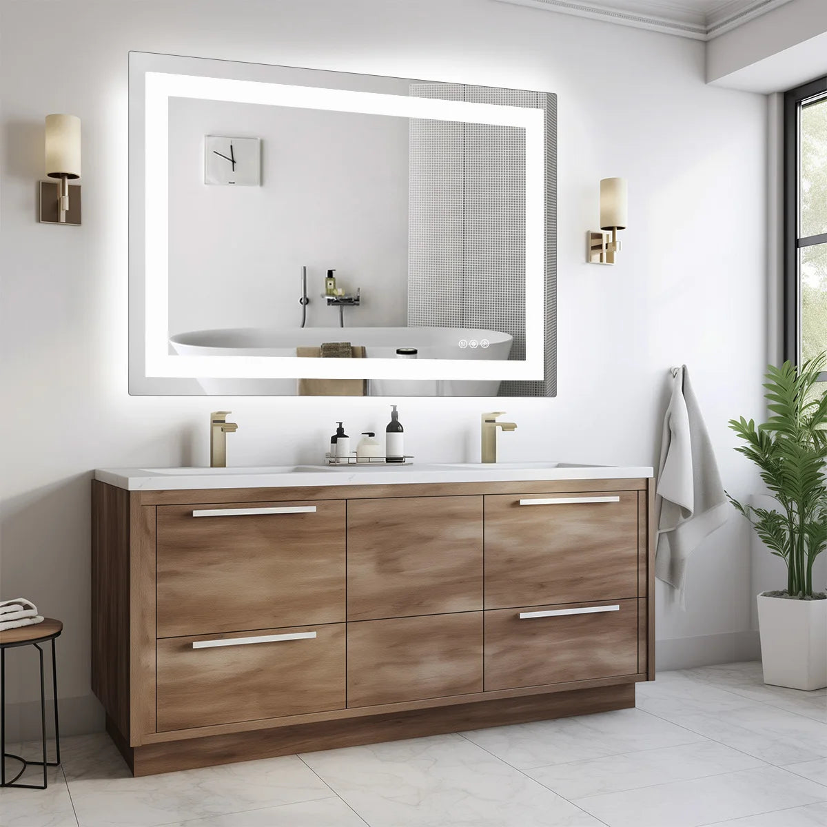 LED Bathroom Mirror – Front & Back Light