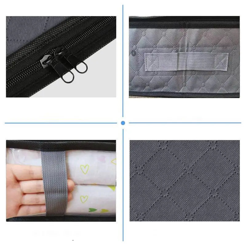 Under-Bed Storage Bag with Clear Window & Handles