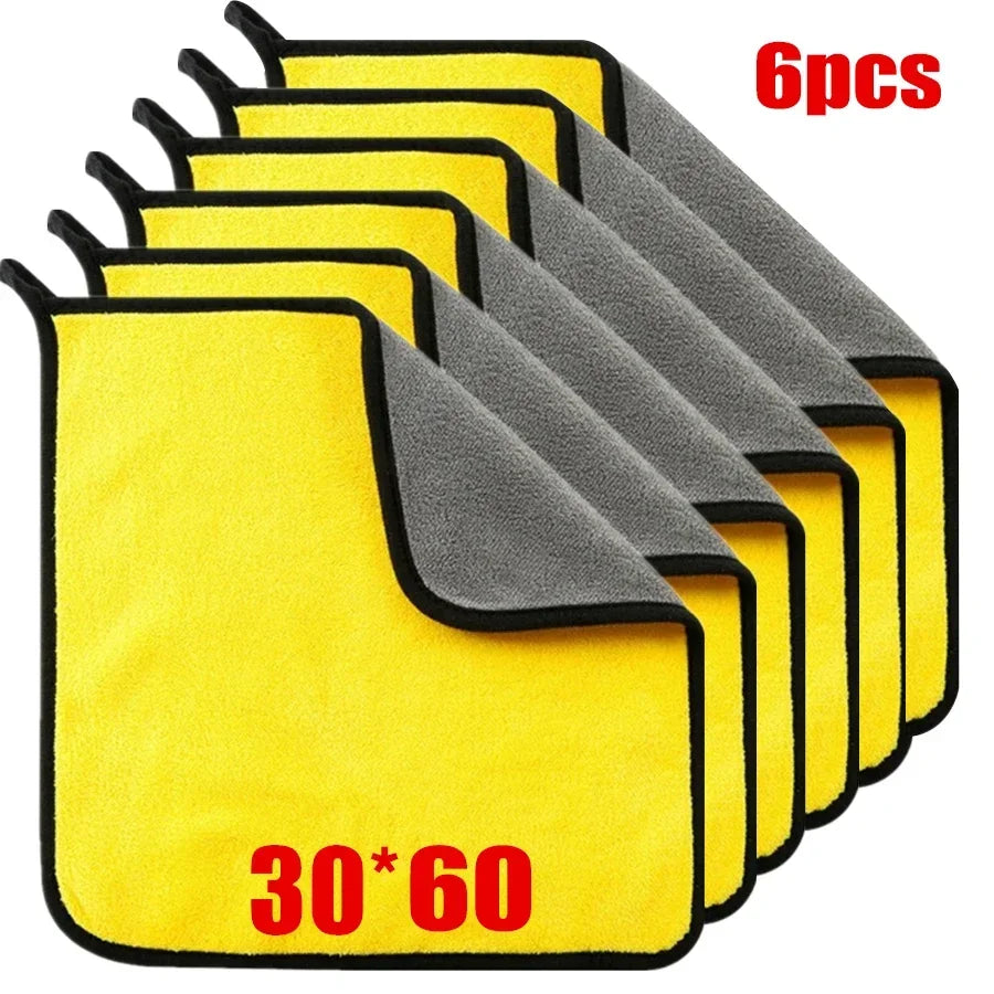 Plush Microfiber Car Detailing Towels