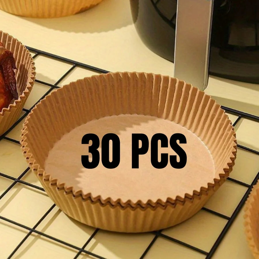 Air fryer liners, 30 pcs round