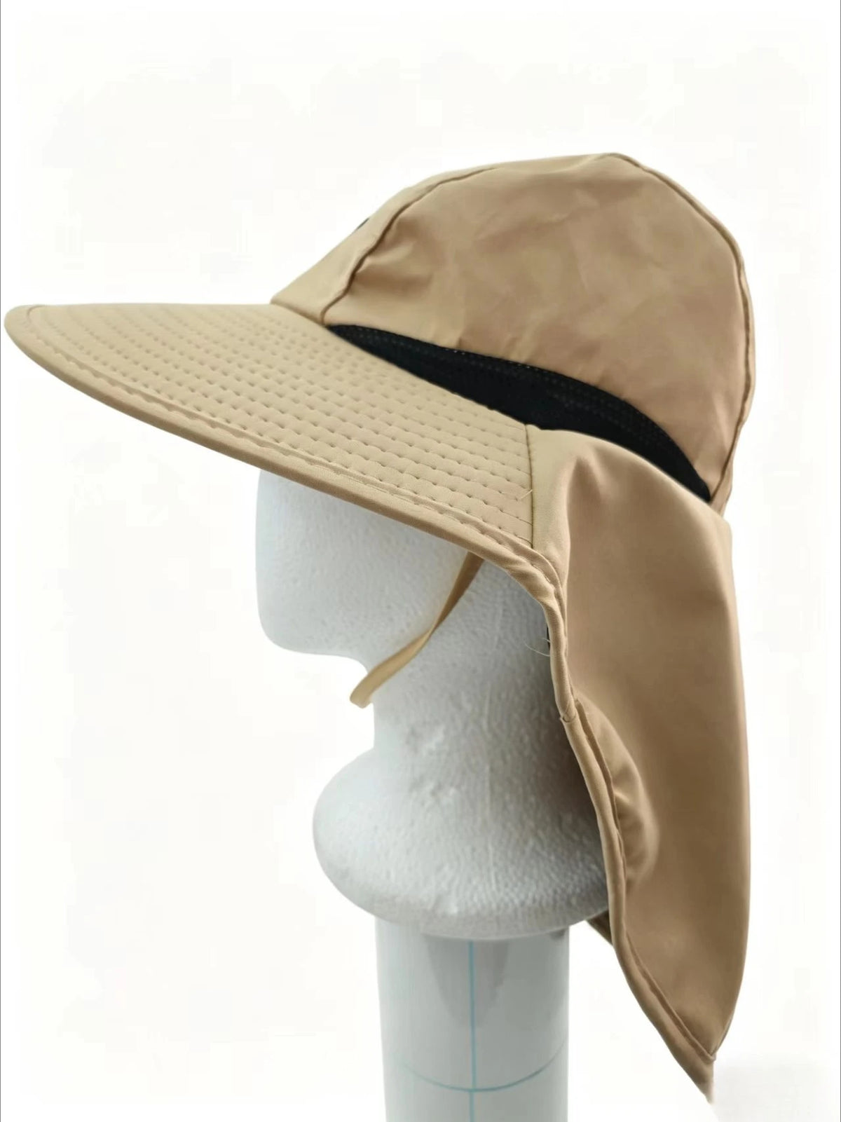 Wide Brim Sun Hat with Neck Flap – UV Protection, Quick-Dry