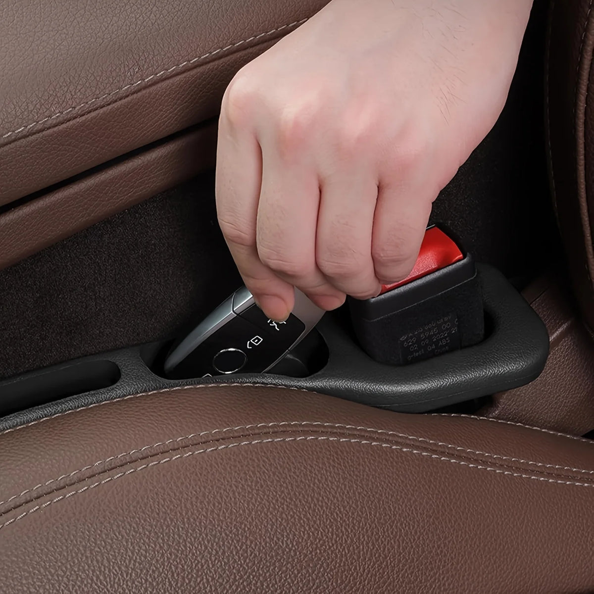 Car Seat Gap Filler with Storage Slots (Set of 2)