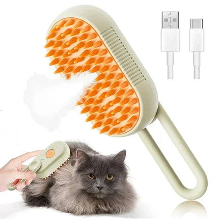 Steam Pet Grooming Brush