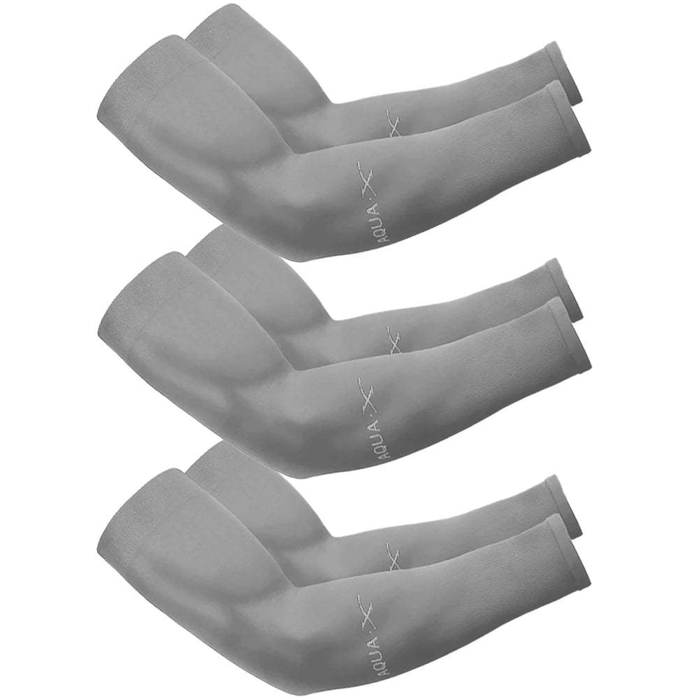 Cooling UV Arm Sleeves, 3 Pairs – Sun Protection for Driving & Outdoors