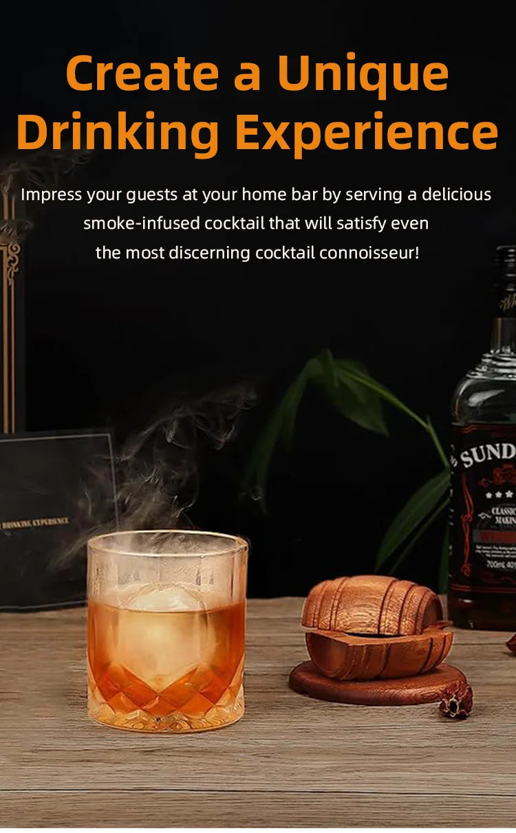 Cocktail Smoker Kit – Wood Smoke Infuser Gift Set