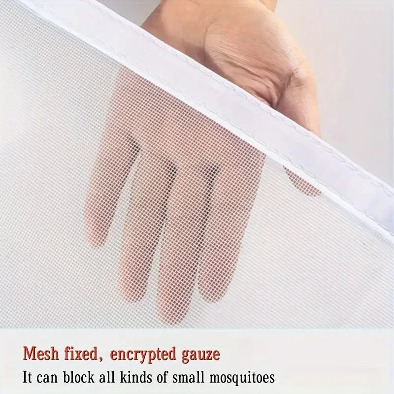 Magnetic Screen Door – Hands-Free Self-Closing Mesh Curtain