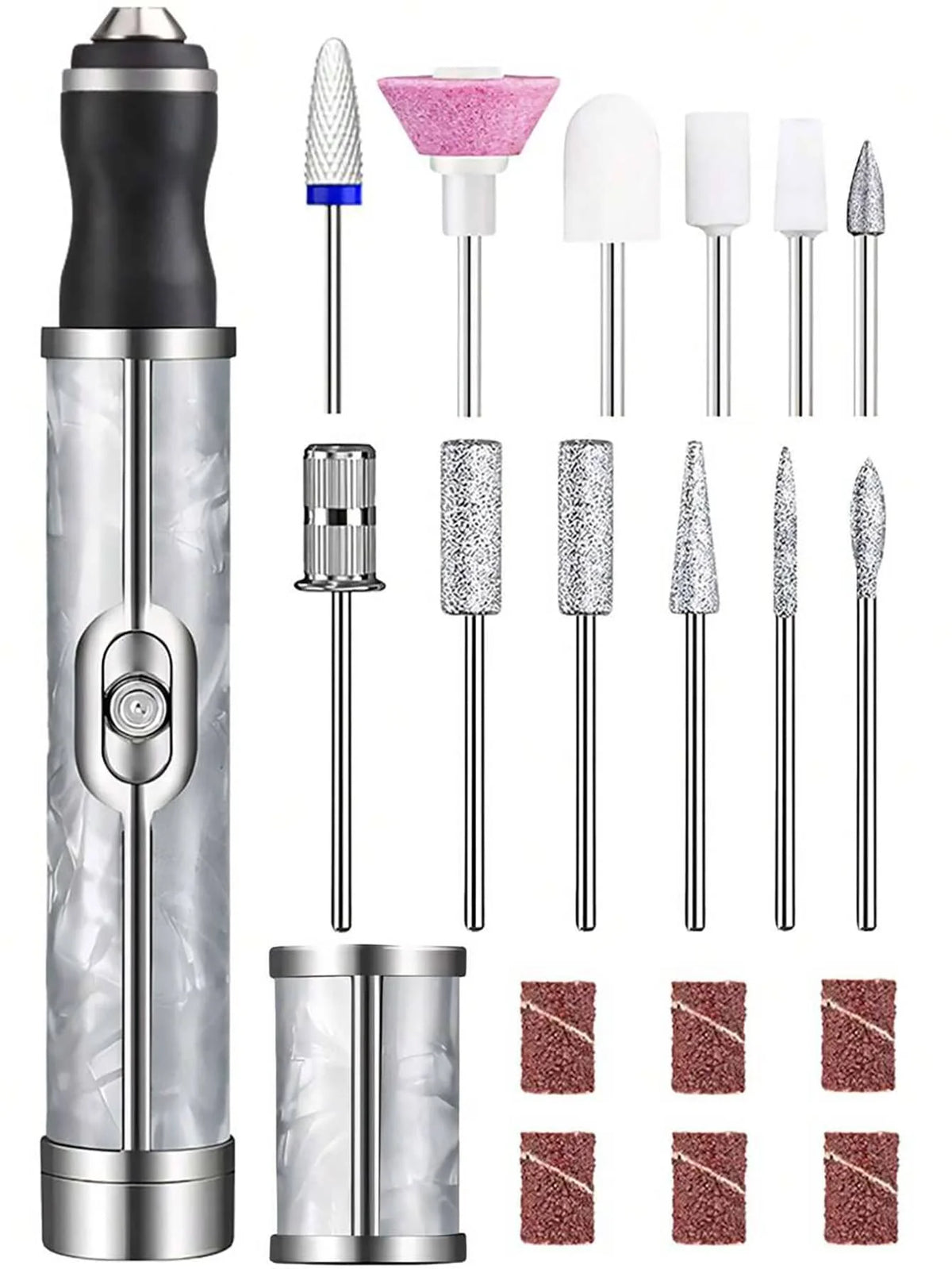 Cordless Rechargeable Electric Nail File Kit (USB-C)